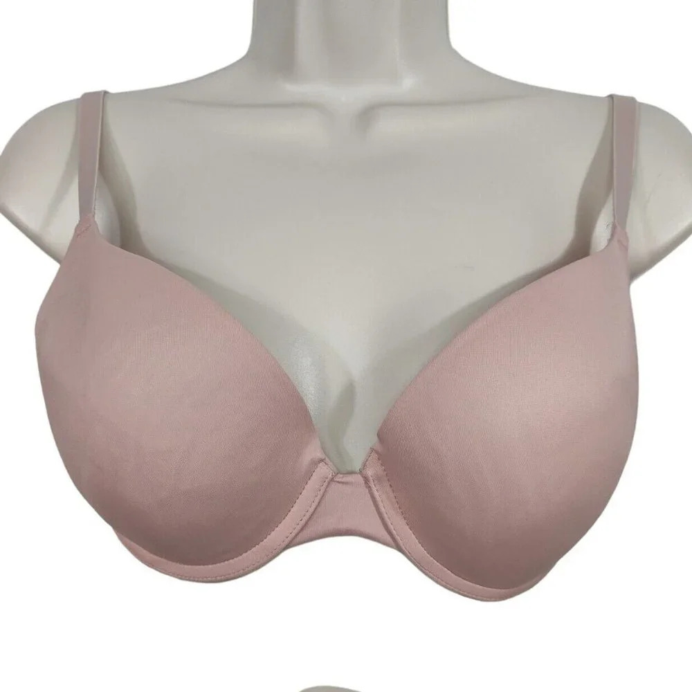 Victorias Secret PINK Where Everywhere Push Up Bra Women Size 34D Underwire FLAW